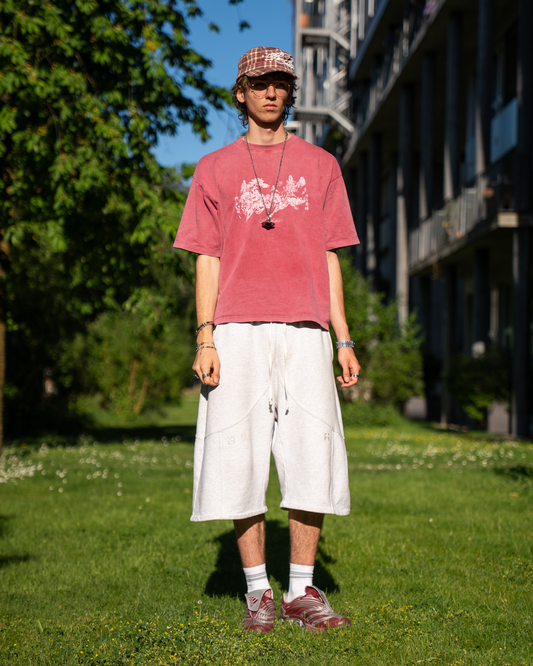 Plaid Sweatpants Shorts